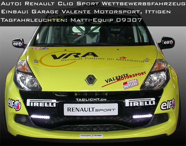 Renault Clio Sport Wettbewerbsfahrzeug mit Matti-Equip 09307