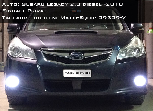 Subaru Legacy 2.0 Diesel 2010 mit Matti-Equip 09309-V
