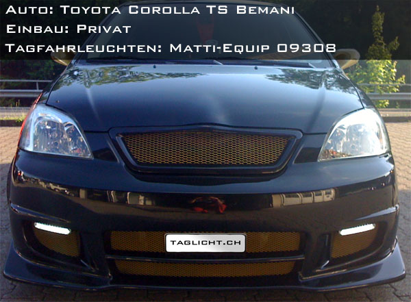 Toyota Corolla TS Bemani mit Matti-Equip 09308