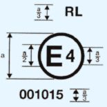 ECE-Genehmigungszeichen ECE-Genehmigungszeichen